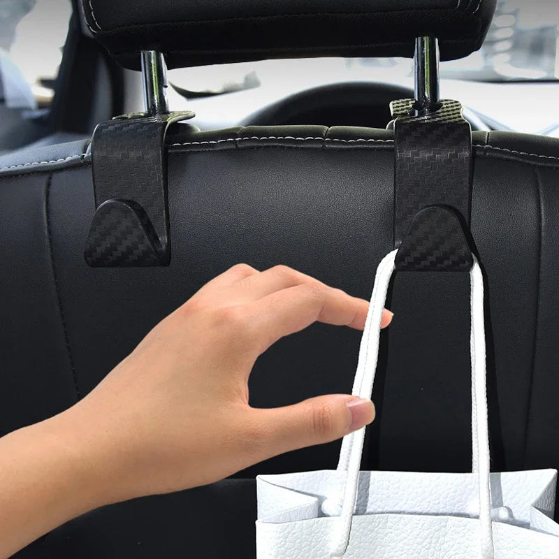 Car Headrest Hook Hanger – Back Seat Organizer | 1/2/4 Pack