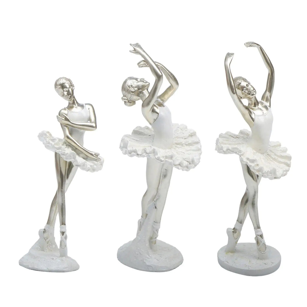 Ballerina Figurine Dancing Girl Statuette | Home Décor Gift Decorative Figurine Zpaxo