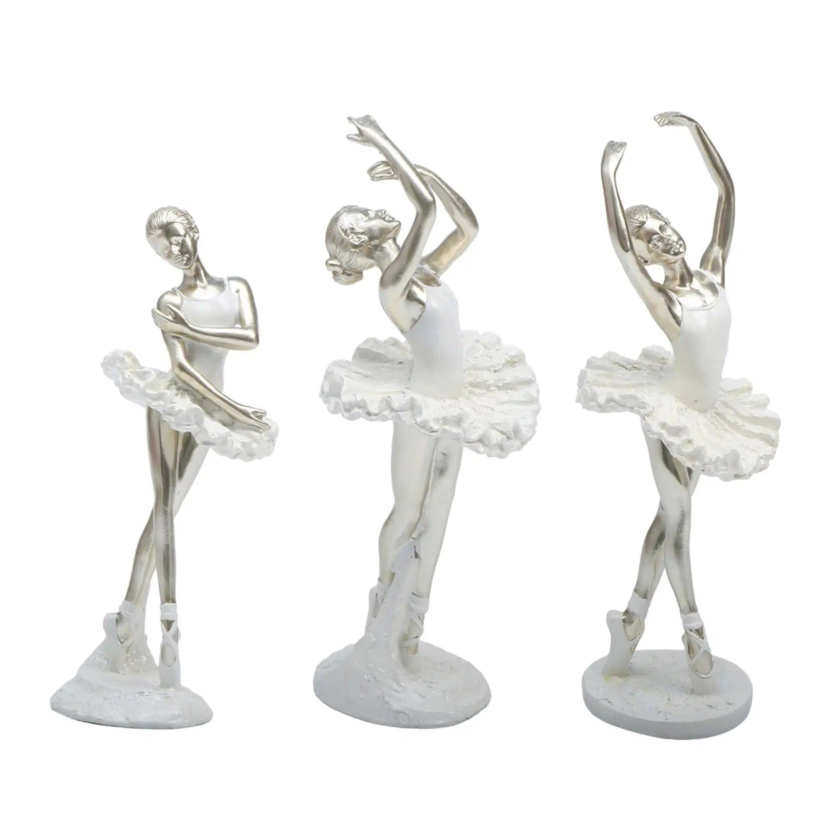 Ballerina Figurine Dancing Girl Statuette | Home Décor Gift Decorative Figurine Zpaxo