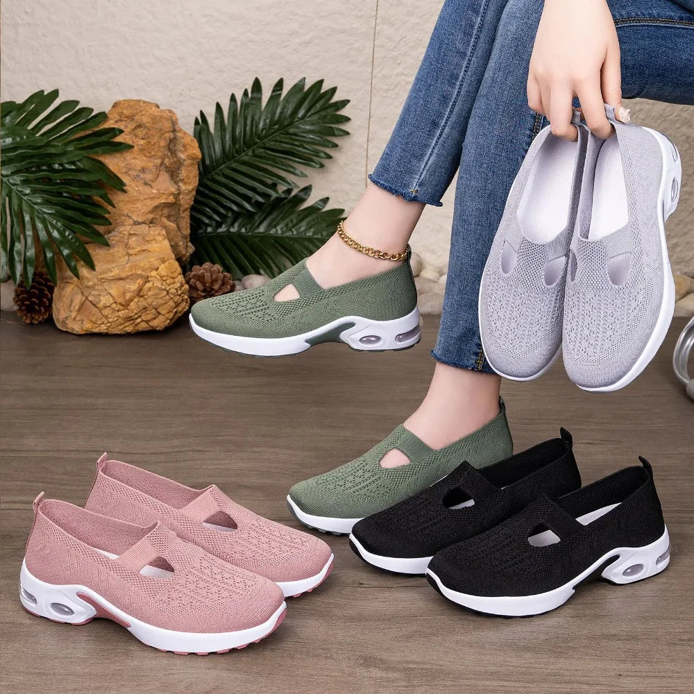 Women's 2026 Spring Versatile Casual Shoes One Step Breathable Soft