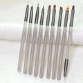 9-Piece Paint Brush Set – Nail Art, Watercolor & Oil Painting