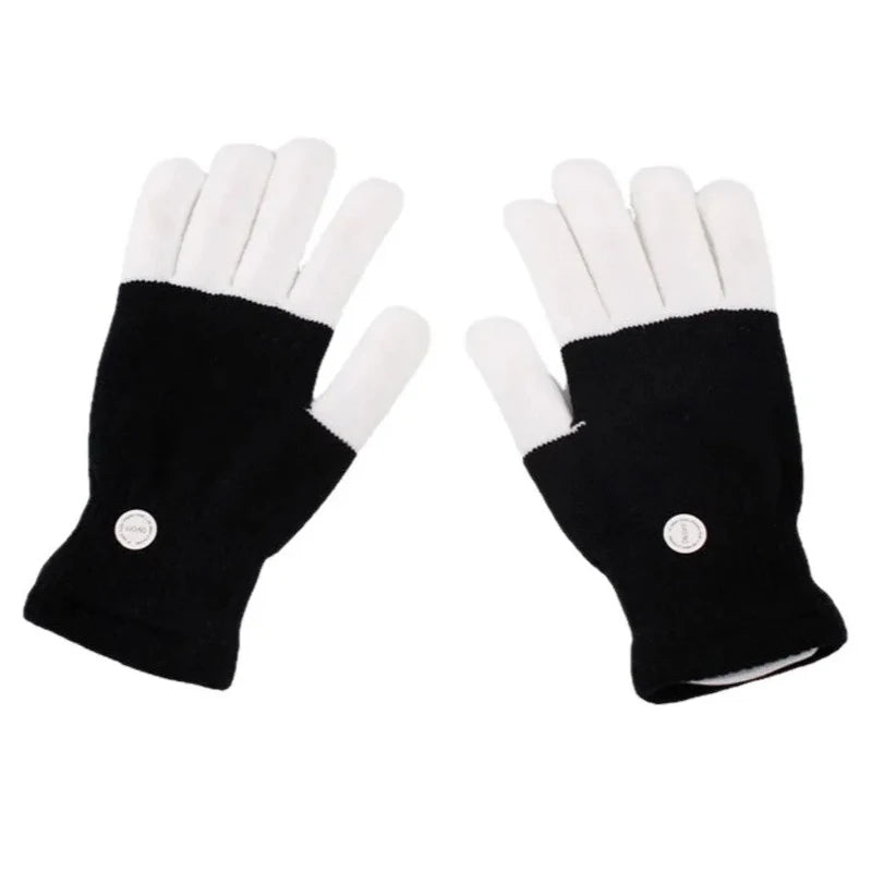 LED Flashing Glow Gloves – 6-Mode Light-Up Rave Party Gloves