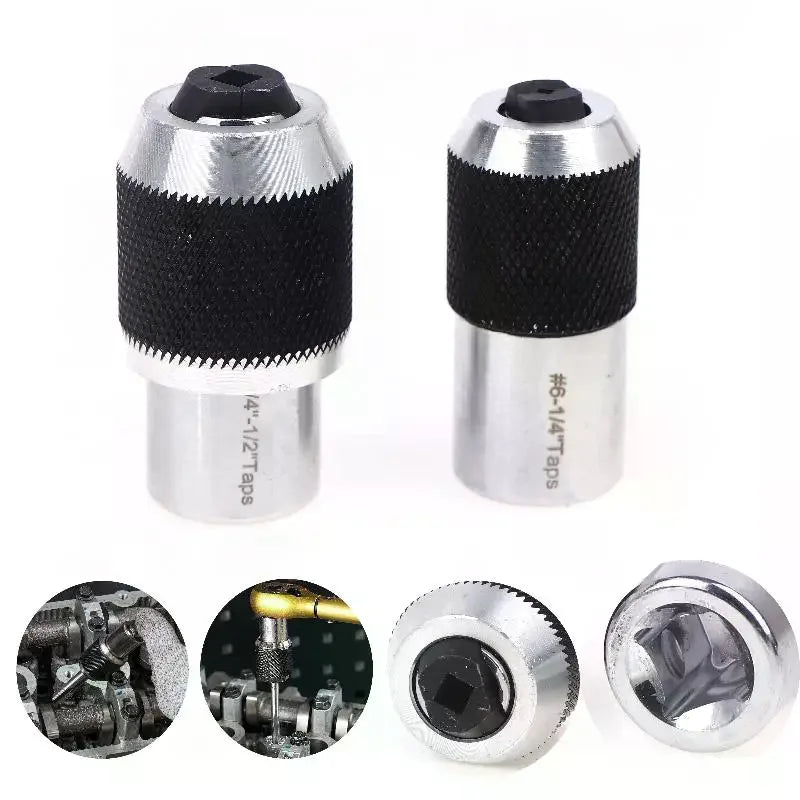 Tap Socket 1 2 8 Square Sockets Adapter M3-M12 Adjustable Ratchet Zpaxo