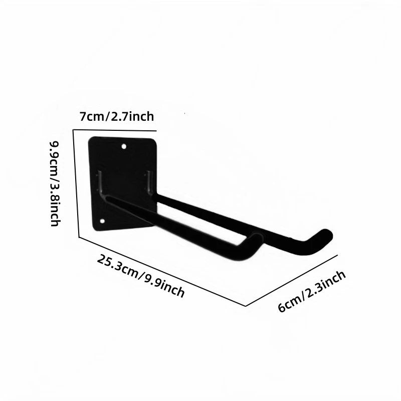 Metal Wall Hook Rack – Garage & Garden Tool Organizer Wall Tool Organizer Zpaxo