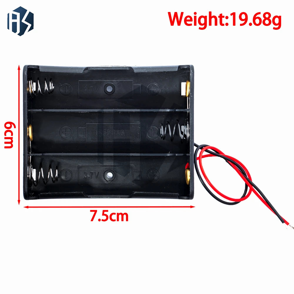 18650 Power Bank Enclosure – 1-4 Slot Battery Case, Wires & Hard Pins Included Zpaxo