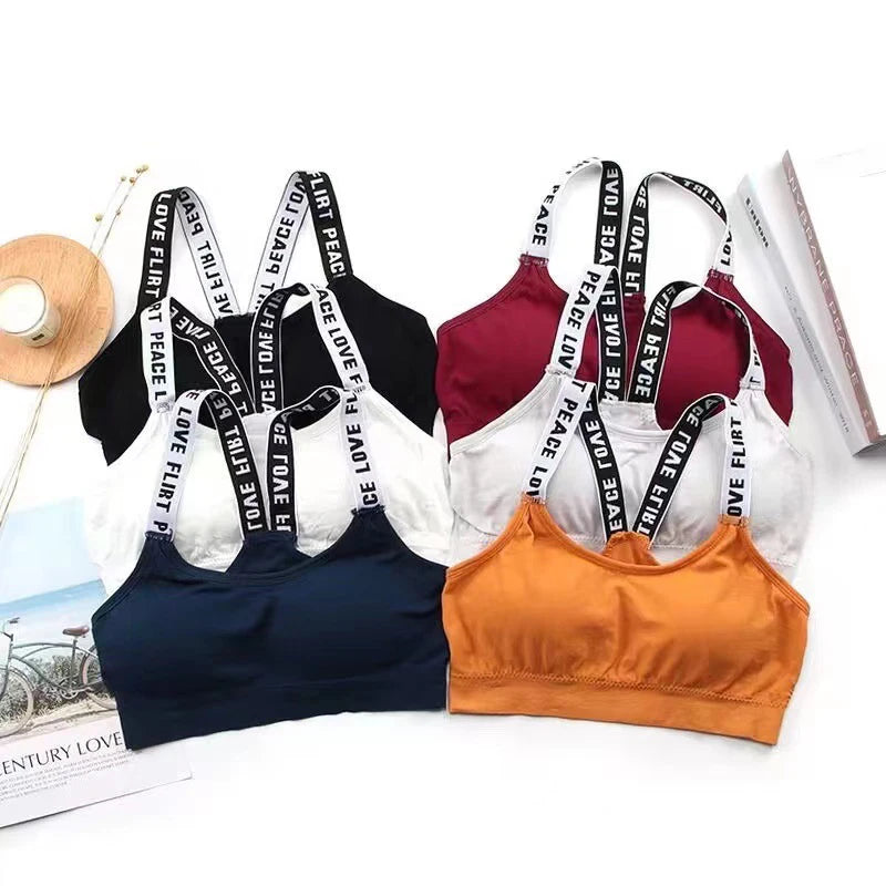 Women Sexy Sports Bra Tops For Gym Top Fitness Yoga Female Pad Sportswear Vest Tank Tops Sport Push Up Sports Bras Underwear Zpaxo
