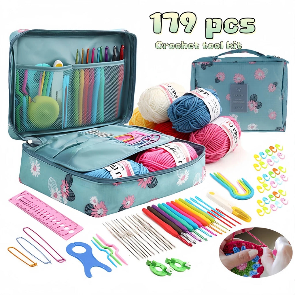 Crochet Beginners Hook Yarn Portable Hooks Travel Knitting Supplies Zpaxo