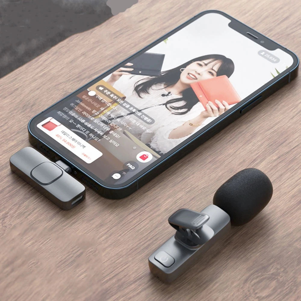 Dual Wireless Lavalier Mic – iPhone Android & PC | AyeBeau Wireless Lavalier Mic Zpaxo