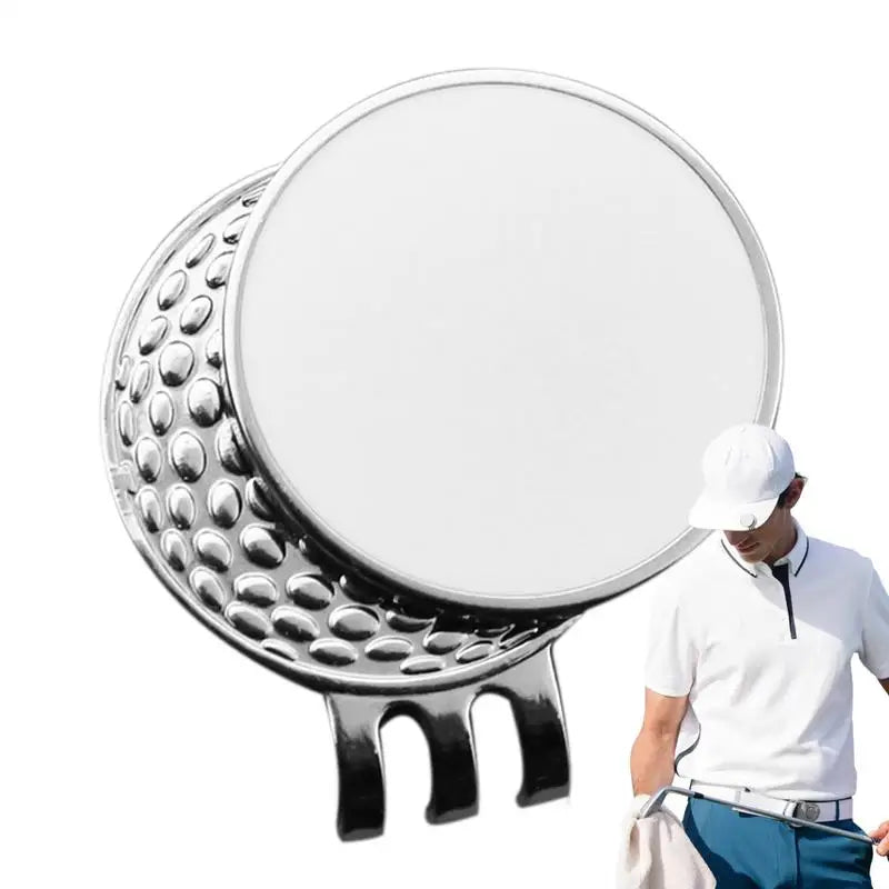 Golf Ball Marker Hat Clip Metal Magnetic Belt Pocket Clip-on Outdoor