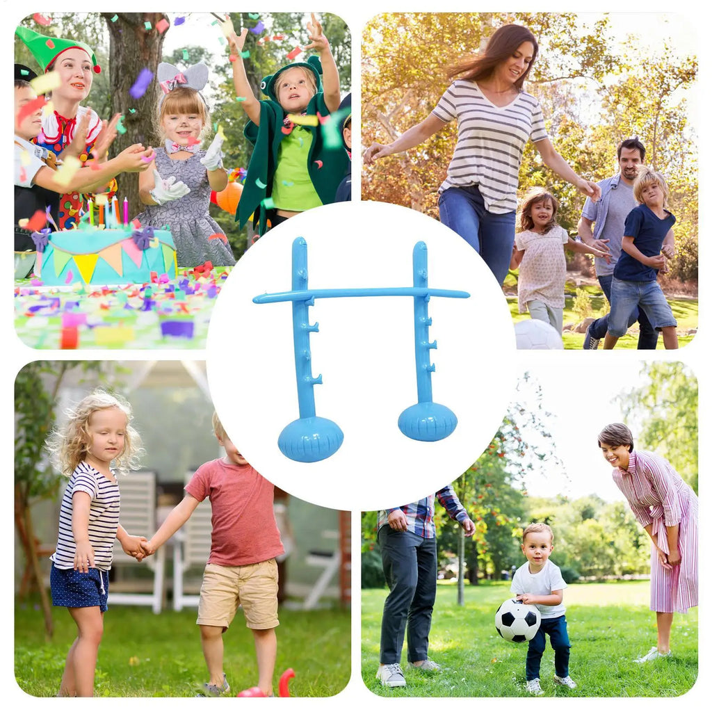 Inflatable Limbo Game Adjustable Height Outdoor Party Activity Kids