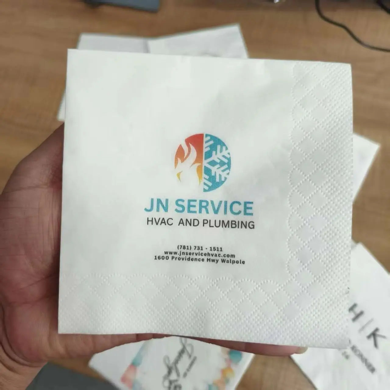 Custom Pape Napkins Personalized Wedding Design Business Cocktail