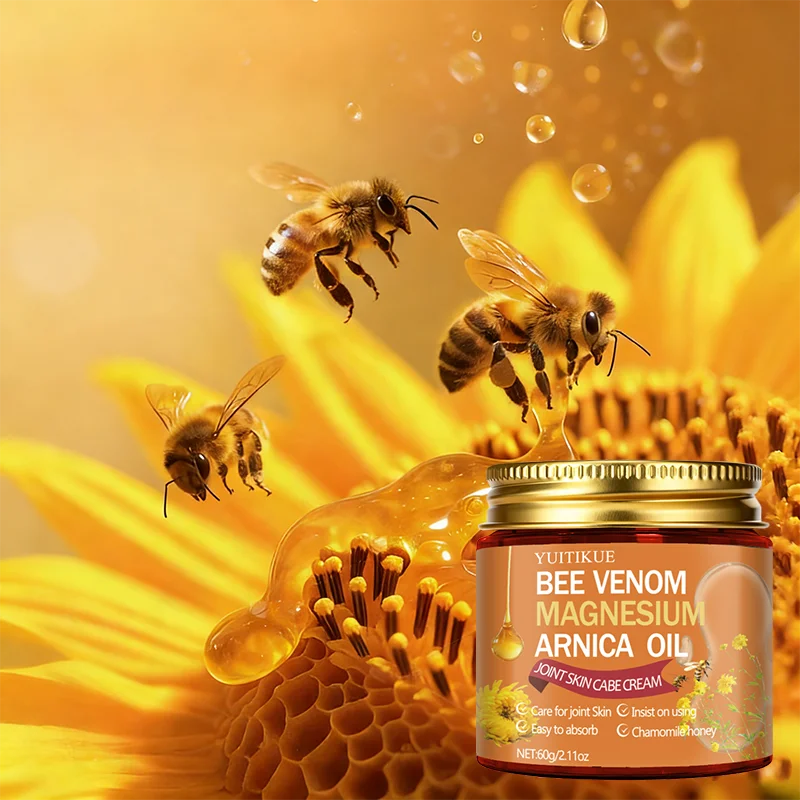 YUITIKUE Bee Venom Magnesium Arnica Joint Cream 60g Joint Skin Cream Zpaxo