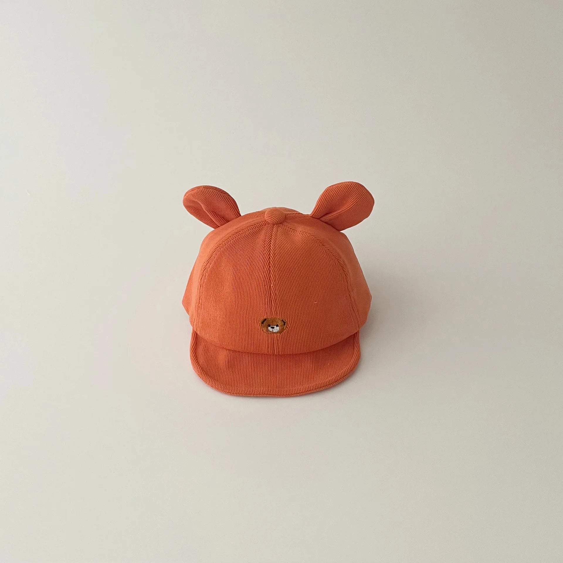 Baby Adjustable Lightweight Casual Baseball Cap Cute Animal Ears Zpaxo orange (color)