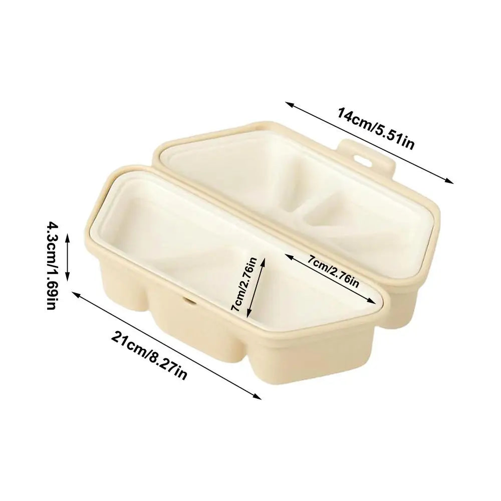 Rice Ball Maker Mold 6-Cavity Japanese Foldable Food Containers