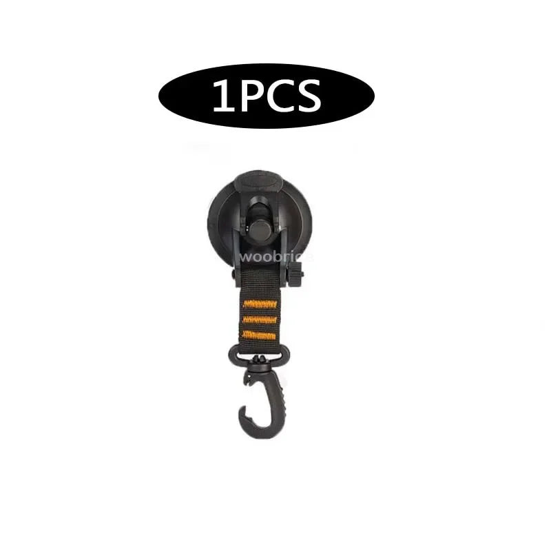 1/8 Pcs Car Tent Suction Cups Outdoor Camping Rope Powerful Suction Cup Buckle Side Tarps Tent Suckers Anchor Securing Hook Zpaxo 1PCS-orange