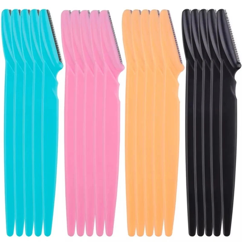Eyebrow Trimmer Razor Set – Precision Face Shaper 5/10 Pcs