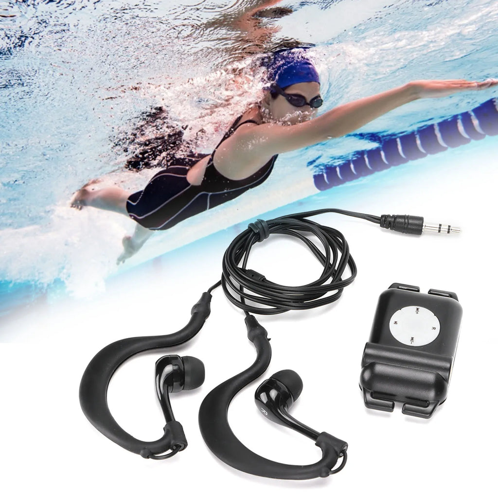 MP3 Player Headphone Waterproof Swimmer Swimming Watersports