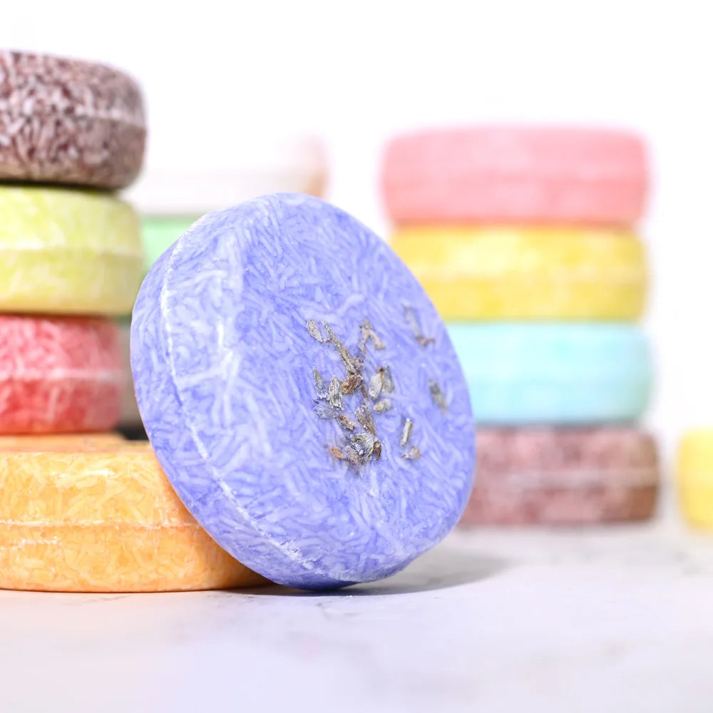 Provence Lavender Solid Shampoo Bar & Cleansing Soap – Handmade Solid Shampoo Bar Zpaxo