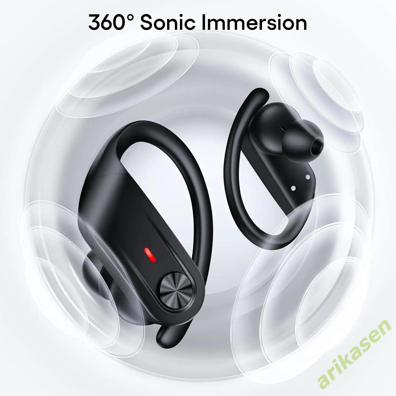 Sports Bluetooth Headphones Wireless TWS Earphones IPX7 Waterproof
