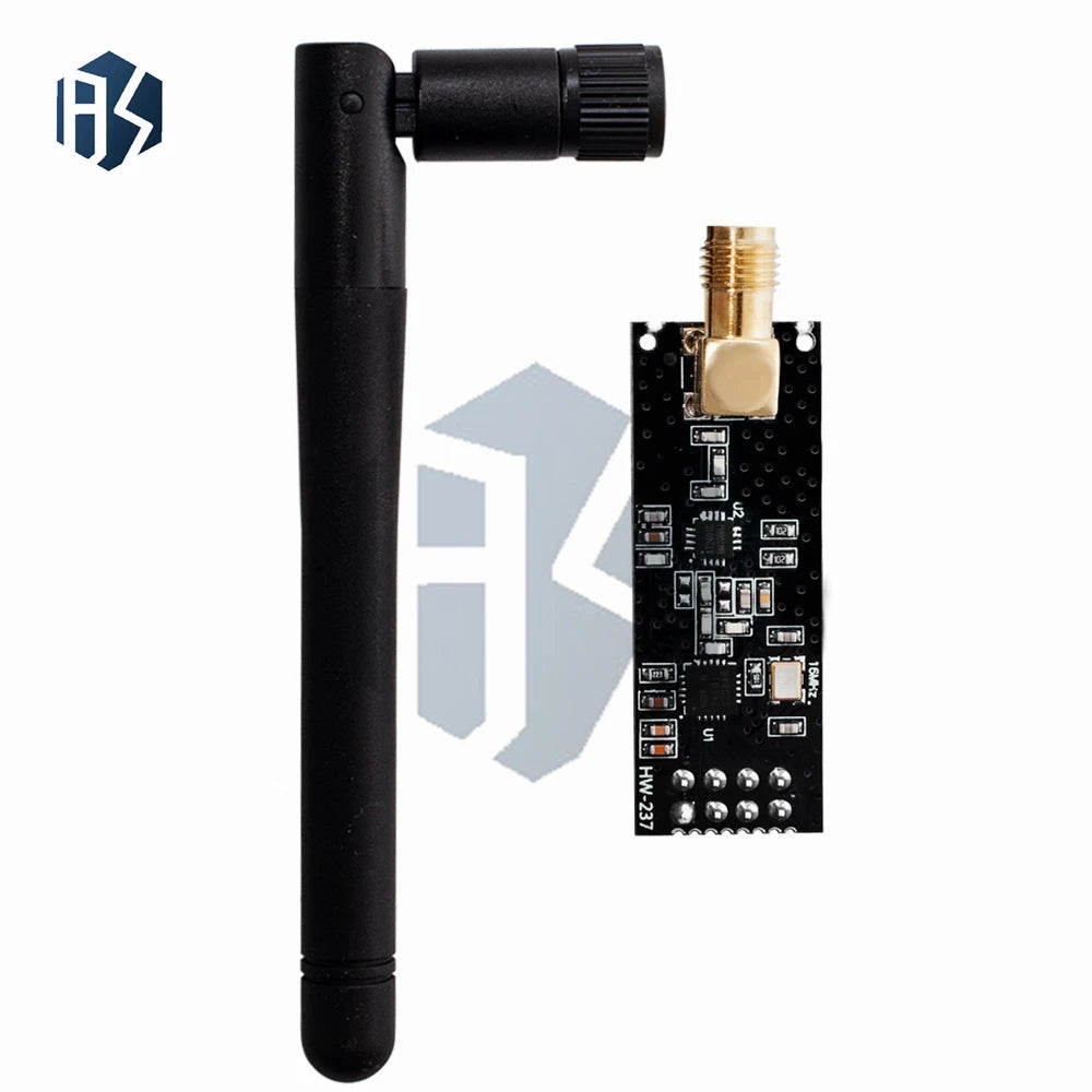 NRF24L01+PA+LNA Wireless Module with Antenna 1000 Meters Long Distance FZ0410 Adapter plate Board for 8Pin NRF24L01 Wireless Zpaxo