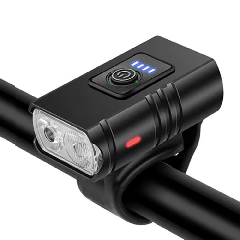 T6 LED Bike Headlight – USB Rechargeable, 1000LM, IPX5