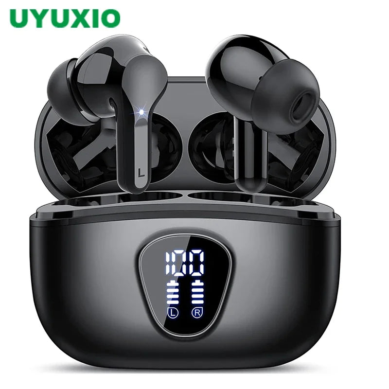 Wireless Earbuds Hifi Stereo Headphones BT5 3 ENC Noise Cancelling