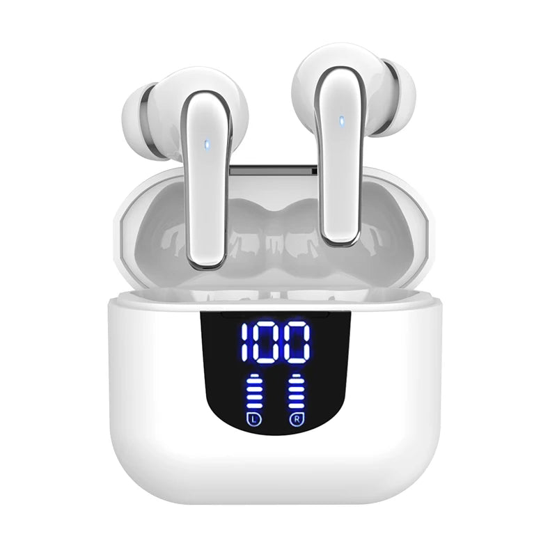 Wireless Bluetooth Earphones Intelligent Noise Cancelling Microphone Zpaxo K06-white China Mainland