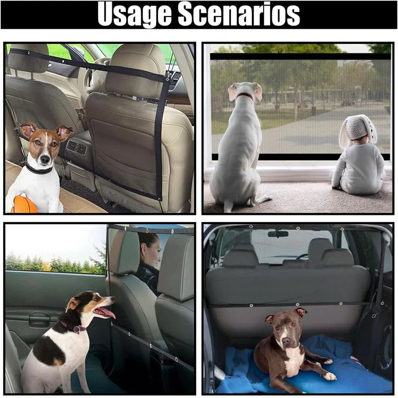 Car Anti-collision Mesh Pet Auto Fence Barrier Isolation Network
