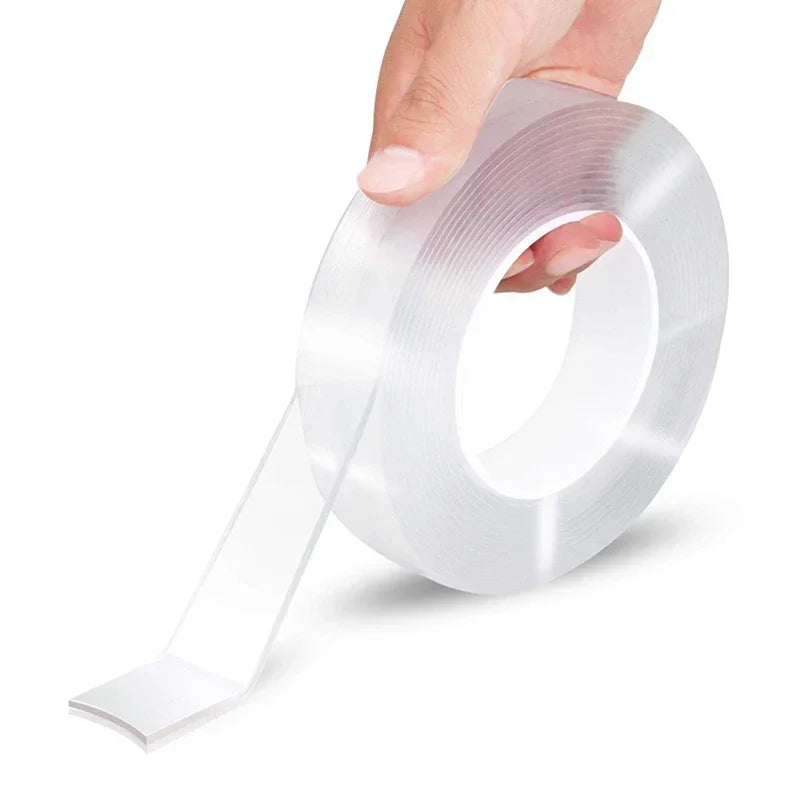 Nano Tape Transparent Double Sided Tape Waterproof Wall Stickers Reusable Heat Resistant Bathroom Home Decoration Tapes Zpaxo