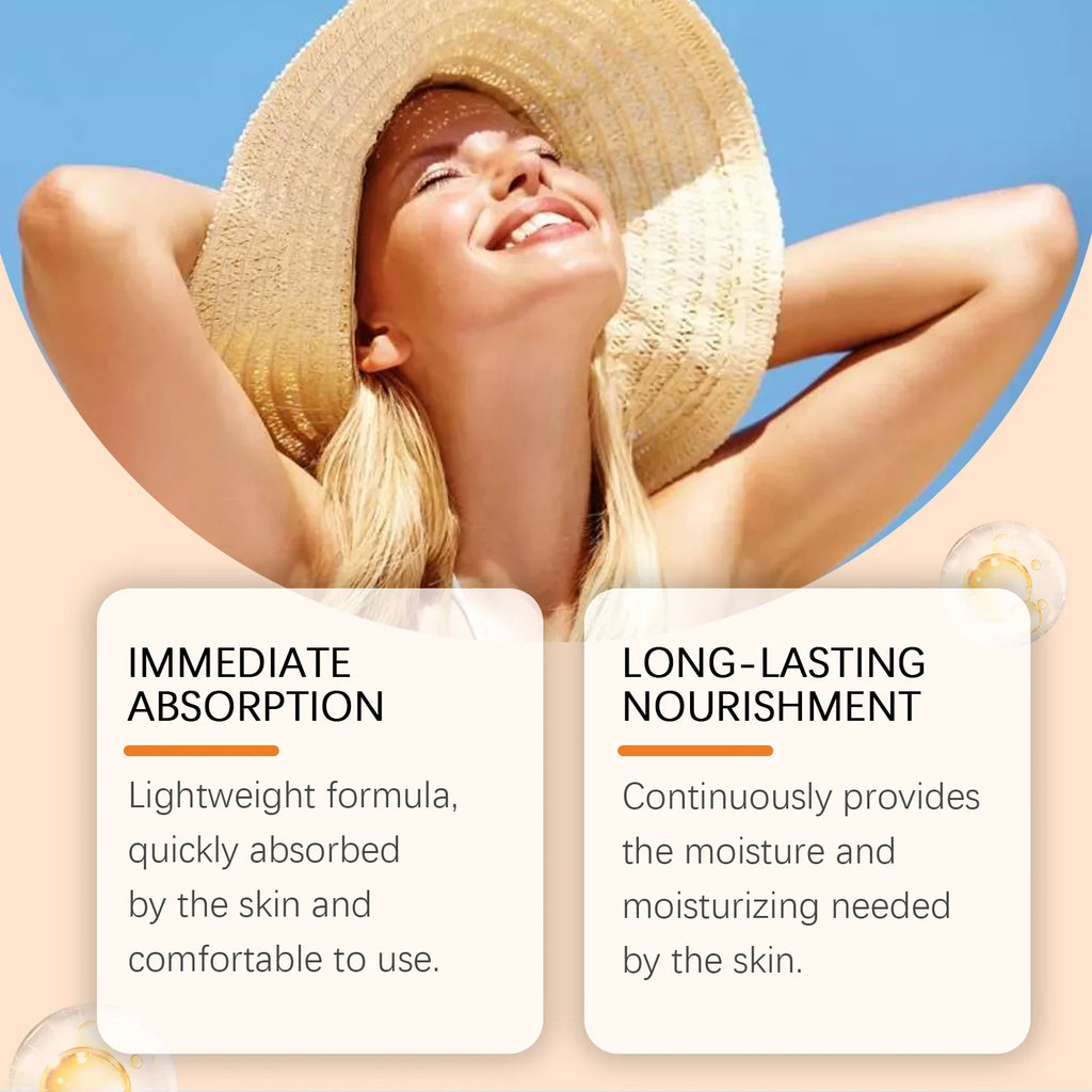 Moisturizing Sunscreen Spray SPF 50 PA+ Lightweight Non-Greasy Hydration Mist for Sensitive Skin Daily UV Protection Makeup Base Zpaxo