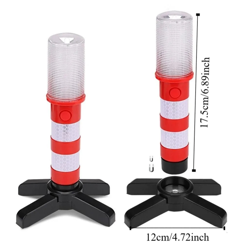 LED Light Warning Visibility Detachable Stand Safety Strobe Zpaxo