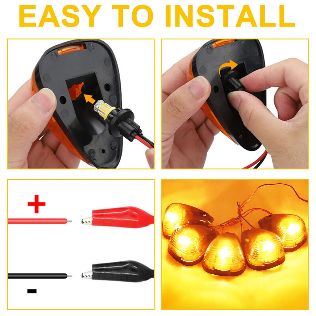 Roof Cab Running Lights Ford F-250 F-350 F-750 Duty Pickup Trucks