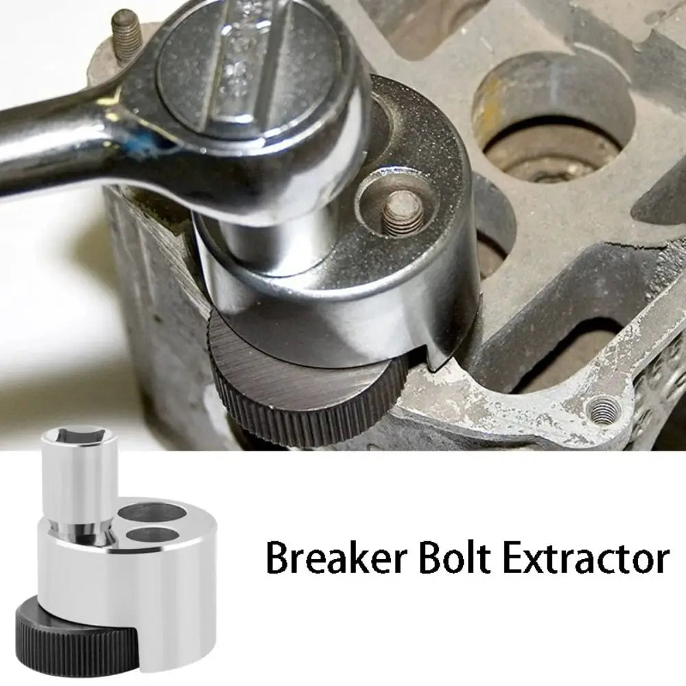 Silver Finish Broken Bolt Extractor Steel Material Sliding Head Zpaxo