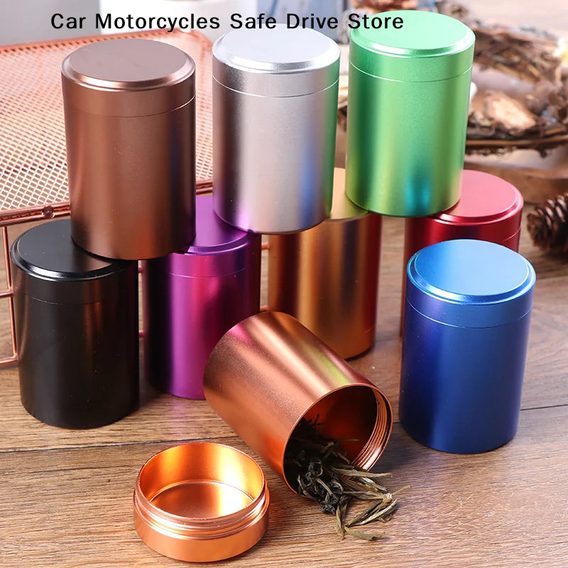 CM80ML Mini Metal Solid Airtight Smell Proof Container Aluminum Alloy