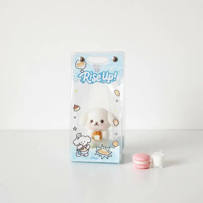 Clear Dustproof Kawaii Doll Display Bag Cute Cartoon Printed PVC Zpaxo