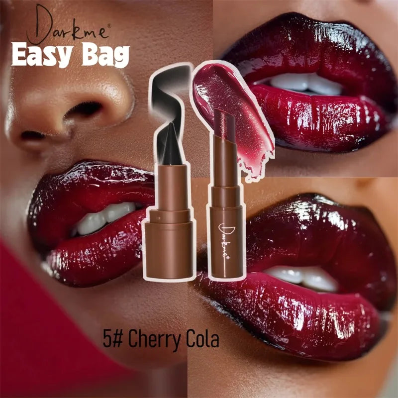 Waterproof Tapered Tip Lip Liner Pencil & Pearlescent Lipstick Set Long Lasting Matte Smooth Mirror Sparkling Lips Makeup Combo Zpaxo 05
