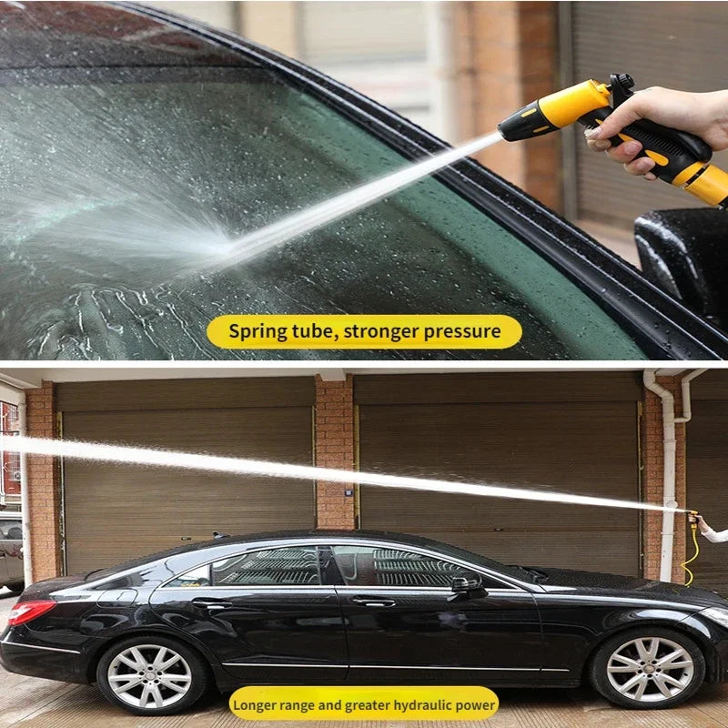 High-Pressure Car Washing Tool Set – Telescopic Water Pipe with Nozzle, Durable Flexible Extension Hose for Pressure Cleaner Zpaxo