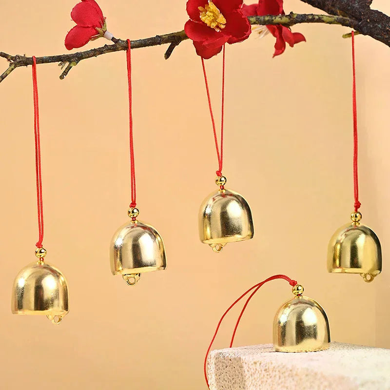 10/20 Pcs DIY Brass Mini Bell Christma Metal Bell Decoration Pendant Door Bell Diy Craft Wind Chime Brass Bell Decoration Access Zpaxo