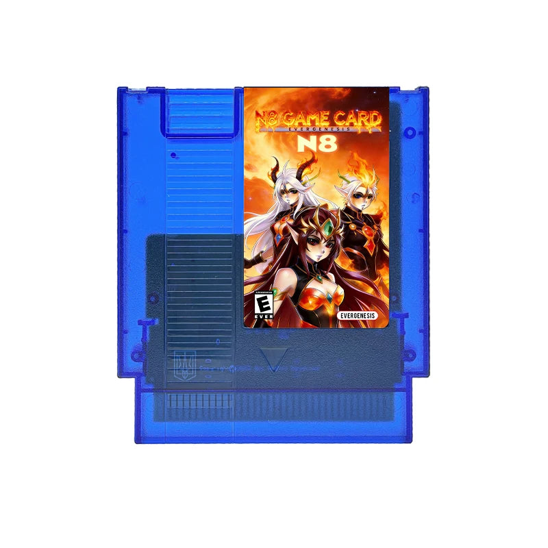 Brand New Version 1.24 EDN8 Plus Game Card 1500 Games in 1 Flash Card Cartridge For FC NES US Vedio Game Console With 4G TF Card Zpaxo N8 Plus-Blue-09 v1.24