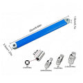 heavy-duty extension wrench 3/8 Inch impact-resistant design with 4 adapters Adjustable Ratchet Extension Wrench Auto Repair Zpaxo Short style Blue
