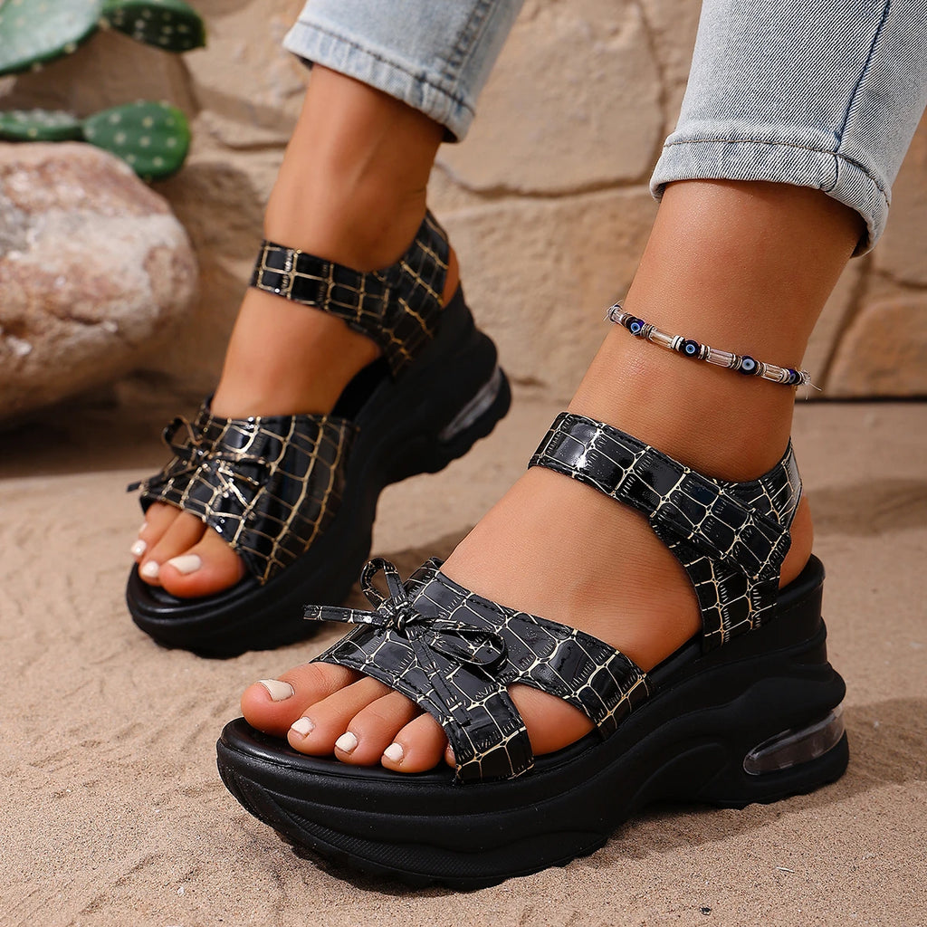 Retro 2026 Women Platform Wedge Sandals Summer Fashion Comfortable Zpaxo