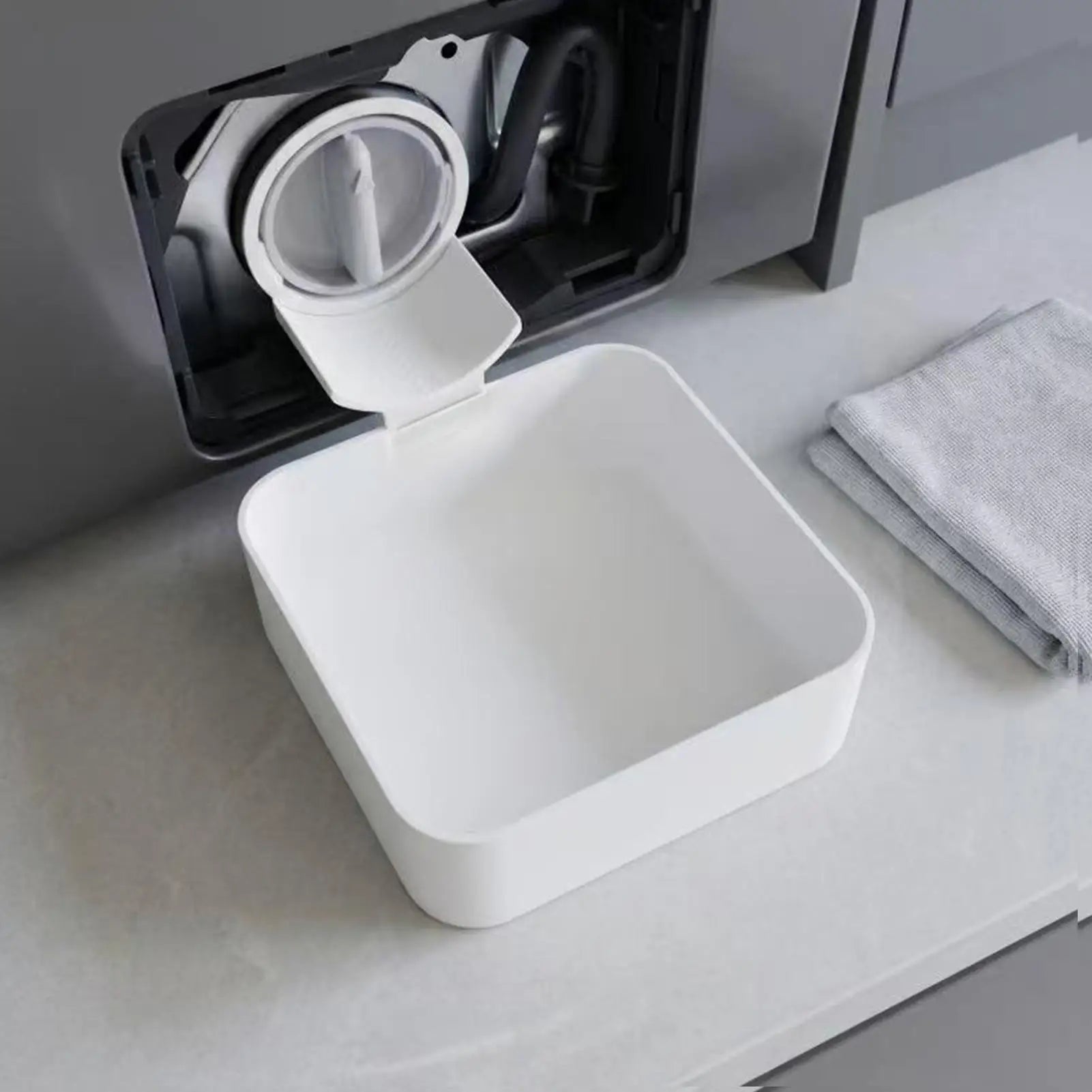 3D Printed Washer Drain Pan Anti Spill Leak Proof Universal Funnel