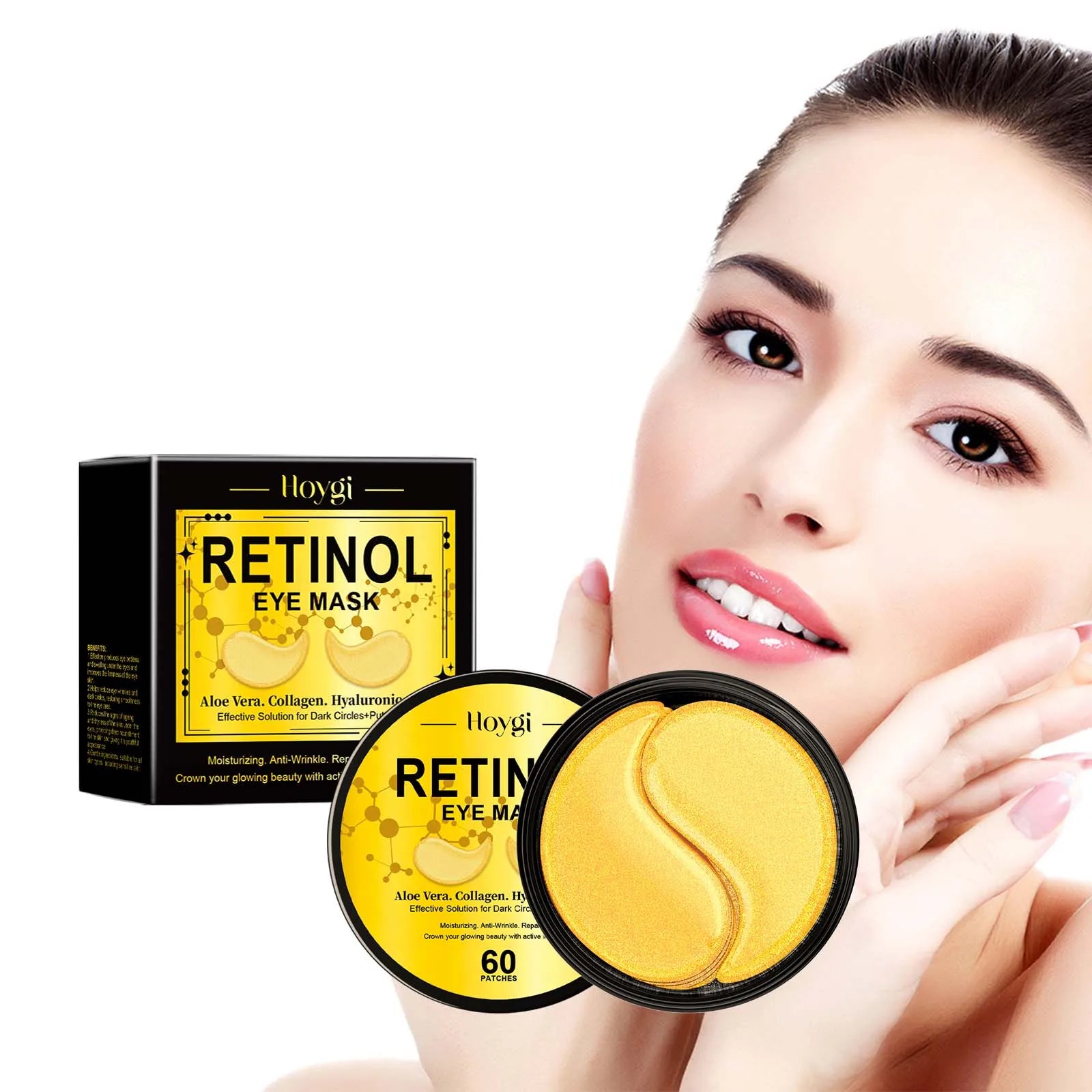 Hoygi Retinol Under Eye Patches – Dark Circles & Firming Under Eye Patches Zpaxo