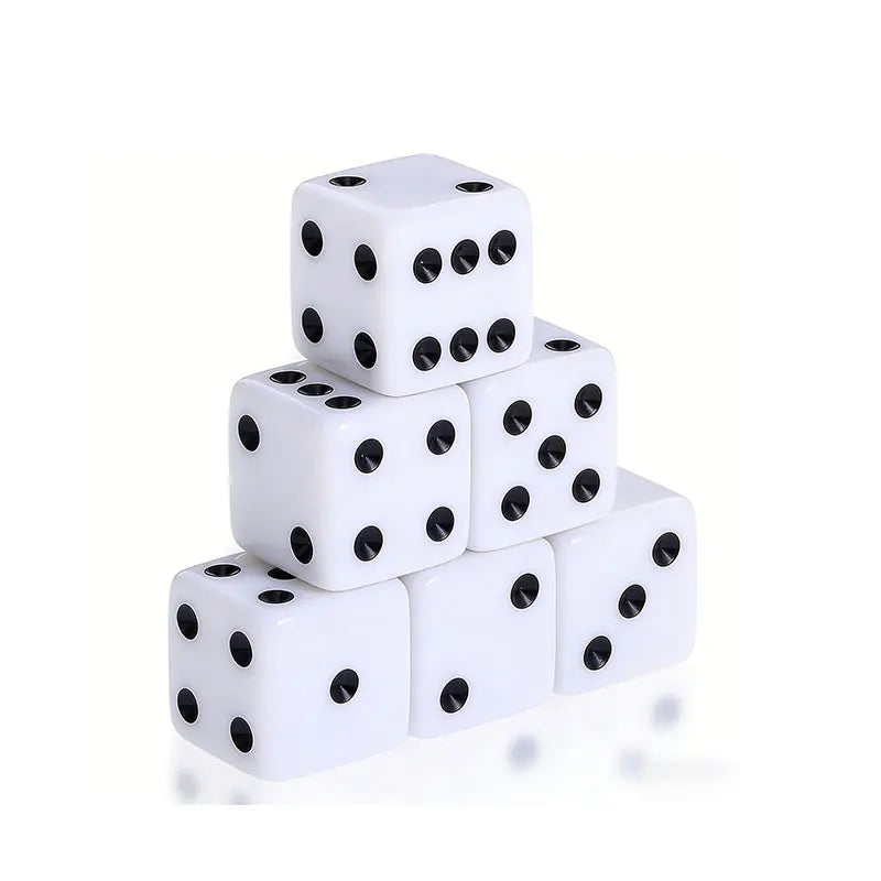 Casino Craps Dice Sets Acrylic Large D6 Opaque Bulk Board Games