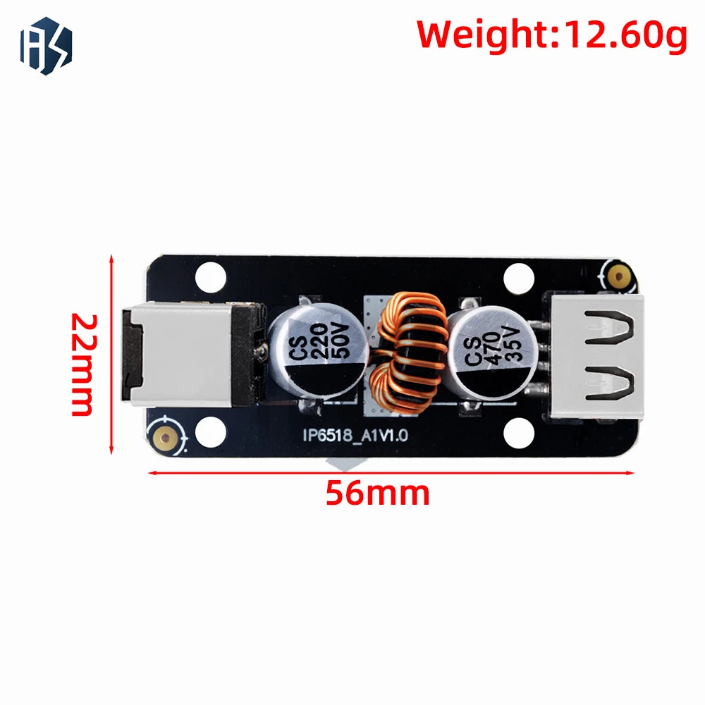 45W QC3.0 USB-C Charge Module – IP6518 Step-Down Adapter (10.5-32V to 3-20V, Full Protocol) Zpaxo