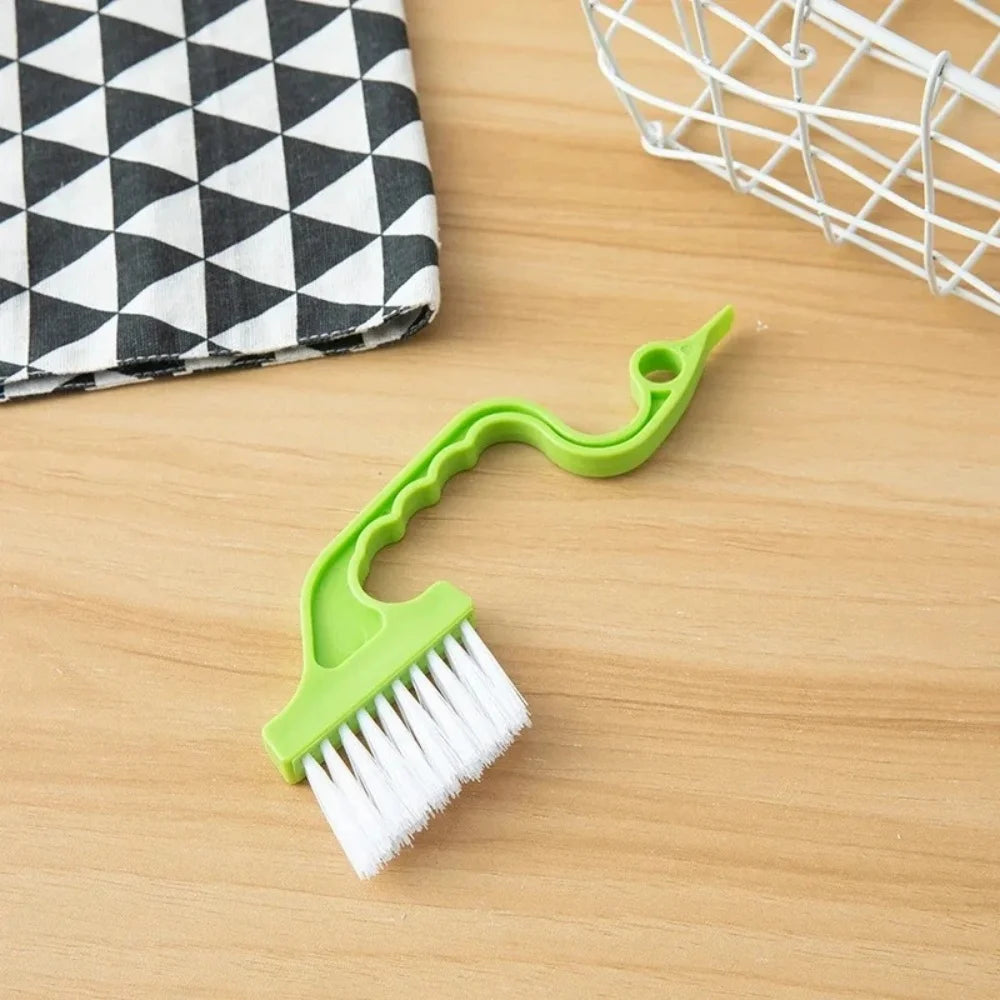2-in-1 Window Gap Cleaning Brush & Flat Shovel | Kitchen & Bath Gap Cleaning Brush Zpaxo Green