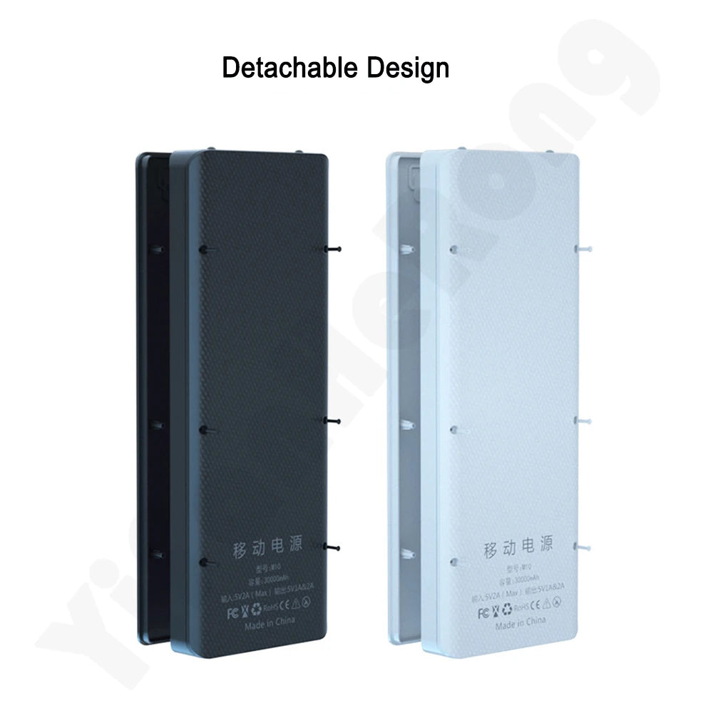 DIY 10*18650 Power Bank Case External 5V PD Fast Charging Battery Charge Storage Box Shell For Charging Mobile Phones Portable Zpaxo