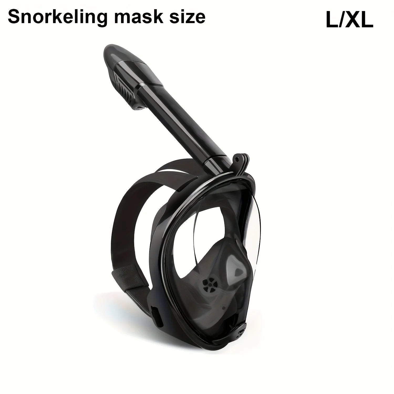 Full Face Snorkel Mask , Dry Top Anti Fog Design, Warm-Weather Swim Practice Snorkeling Activities, One Piece Adult Snorkel Zpaxo