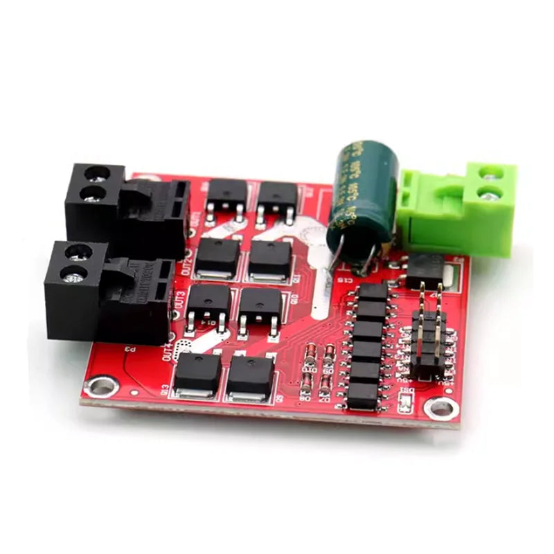 7A/160W dual DC motor drive module, high-power industrial grade forward and reverse PWM speed regulation L298 logic Zpaxo