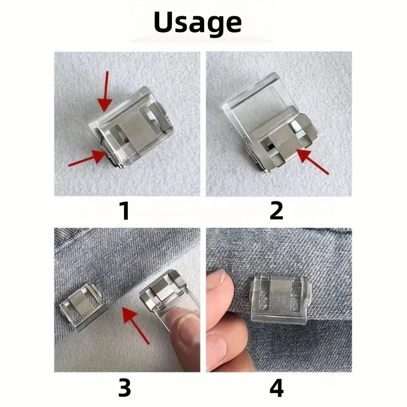 Invisible Pants Hem Clips – Anti-Slip U-Shape DIY Fixtures